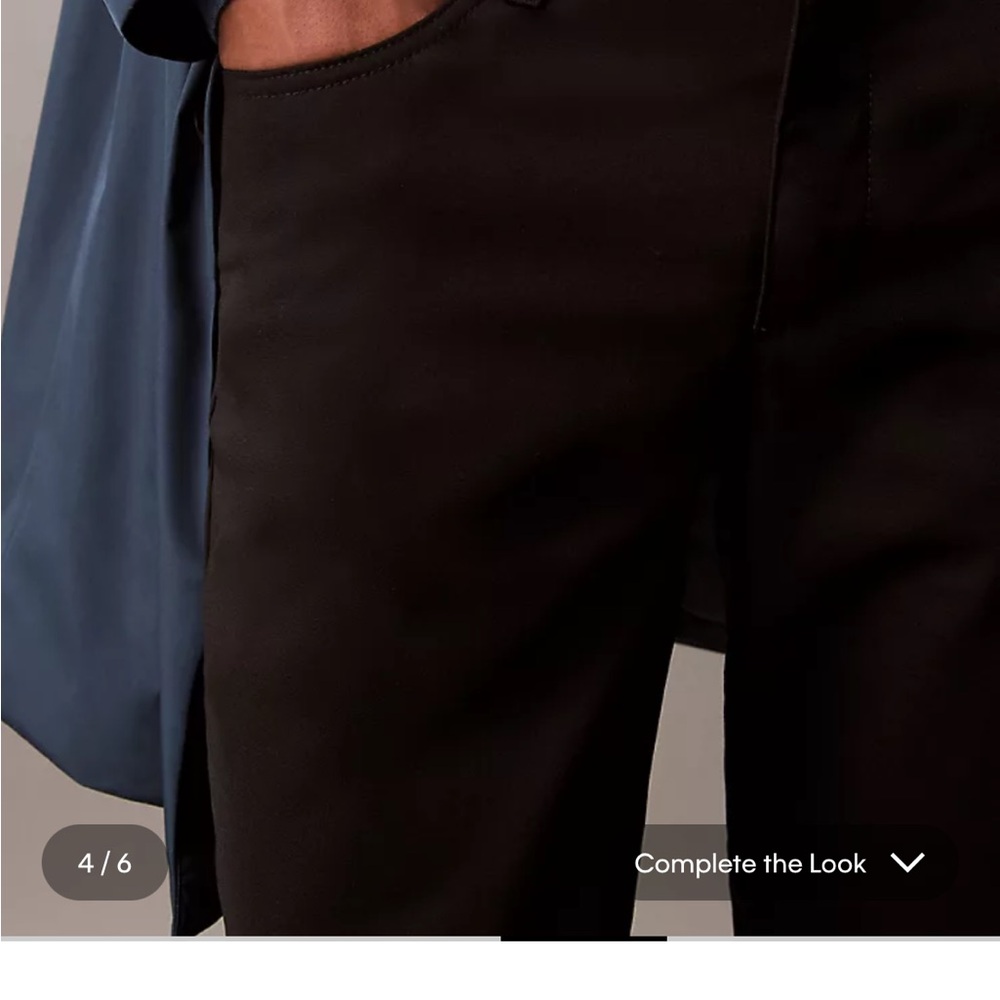 Calvin Klein black lightweight casual pants